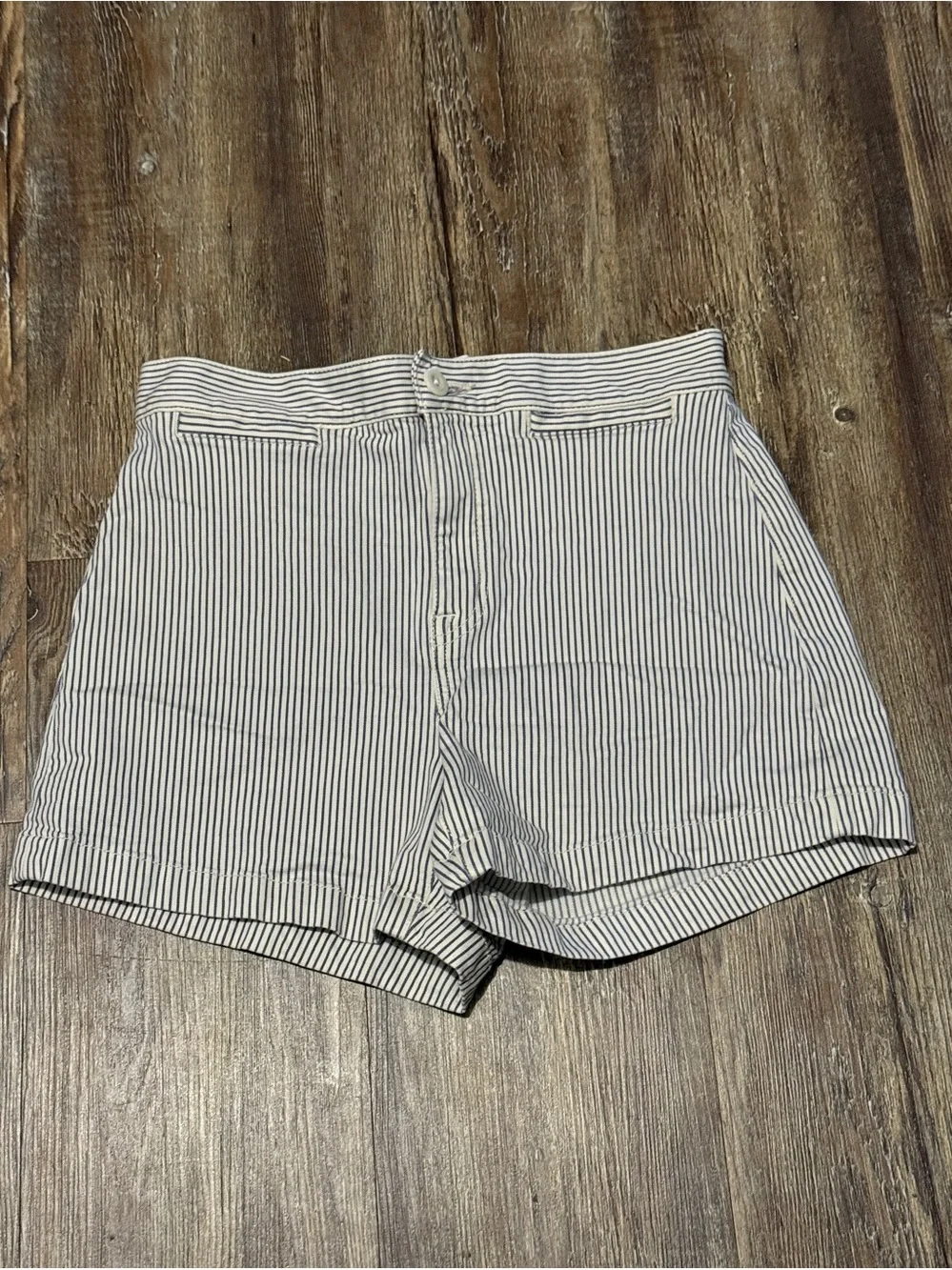 Madewell The Emmett Welt Pocket Sailor Shorts Women's 26 High Rise Stretch Fit